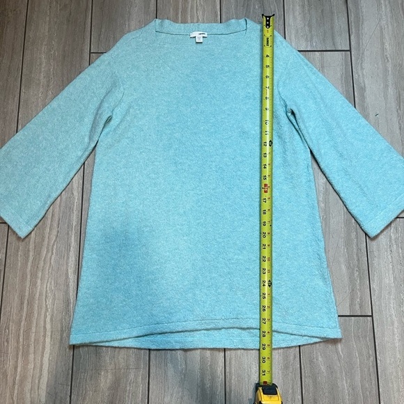 J.Jill Womens Light Blue Wide Sleeve Sweater Size Small - Picture 2 of 4